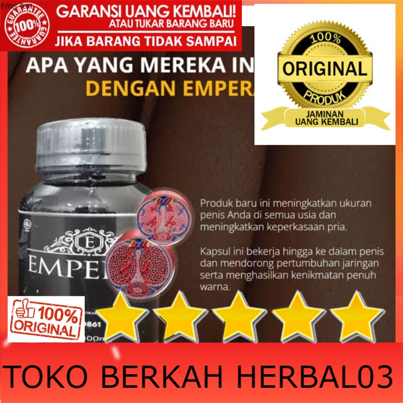 100% ASLI emperax herbal produk untuk kesejahteraan pria Original