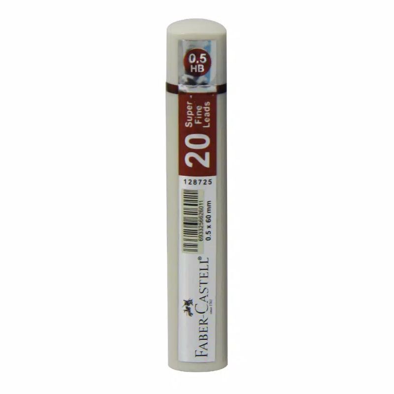 

Faber - Castell Lead Superfine Grip HB 0.5 mm Tube White