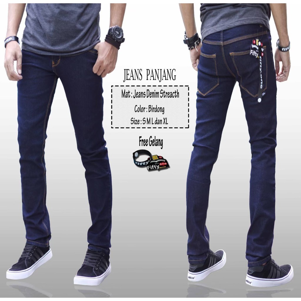 [SIAP KIRIM] jeans fifty/celana jeans pria/celana jeans fifty/grosir celana jeans/jeans original