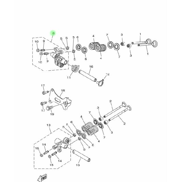 Platuk nmax in/valve rocker arm assy nmax
