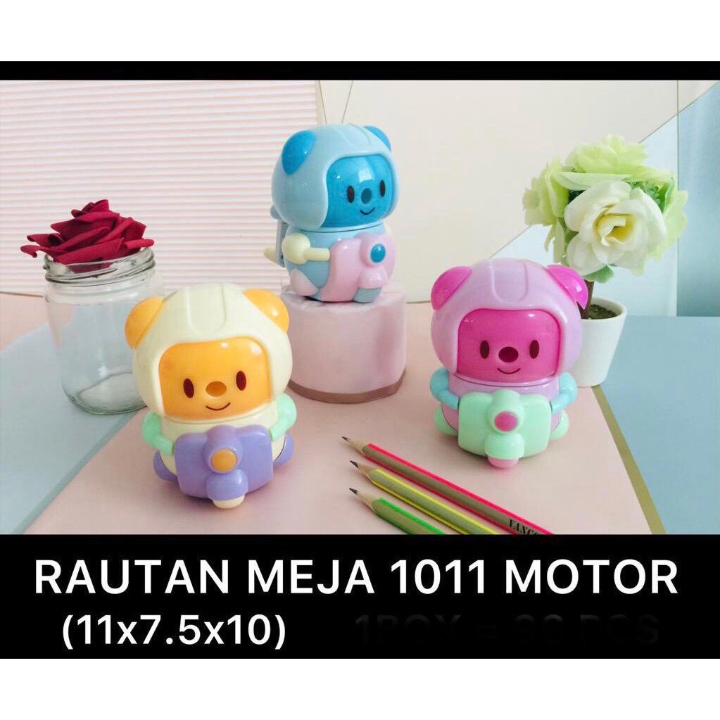 

SERUTAN PENSIL MEJA / RAUTAN PENSIL / PENCIL SHARPENER MODEL MOTOR VESPA LUCU DAN UNIK