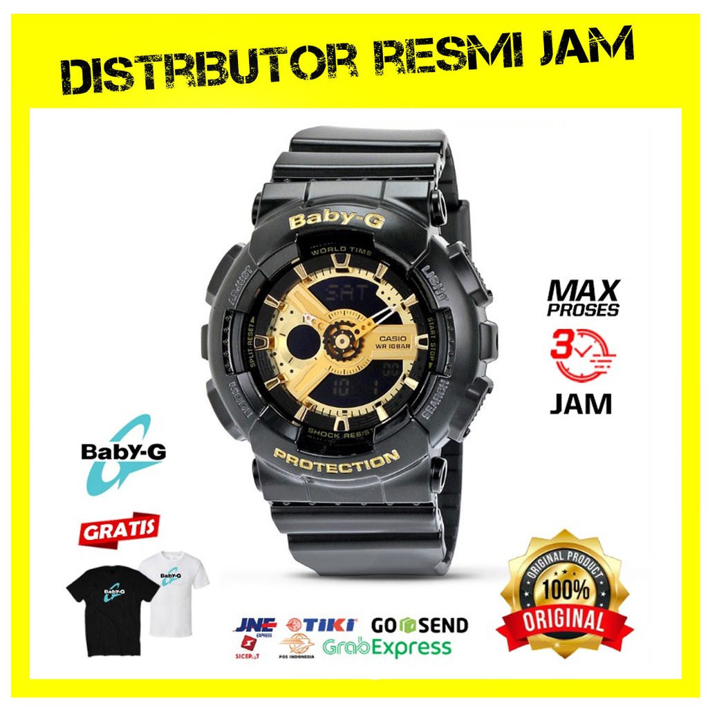 Baby-G BabyG BA-110-1ADR BA-110-1 BA-110 BA110 Garansi Resmi 2 Tahun