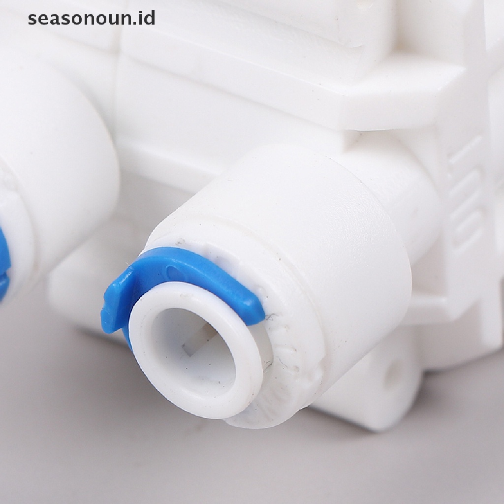 【seasonoun】 4 Way RO Auto Shut-Off Valve Switch 1/4&quot; Water Purifier Reverse Osmosis System .