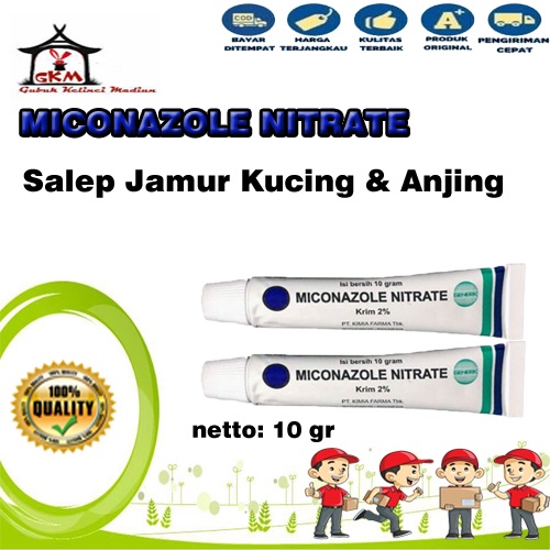 Miconazole Nitrate 10 Gram Salep Kucing Anjing Salep Jamur Scabies