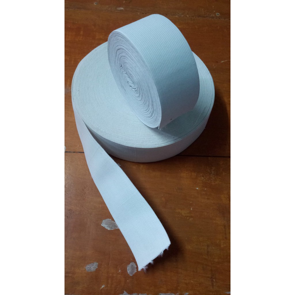 

tali karet elastis putih 5 cm rollan