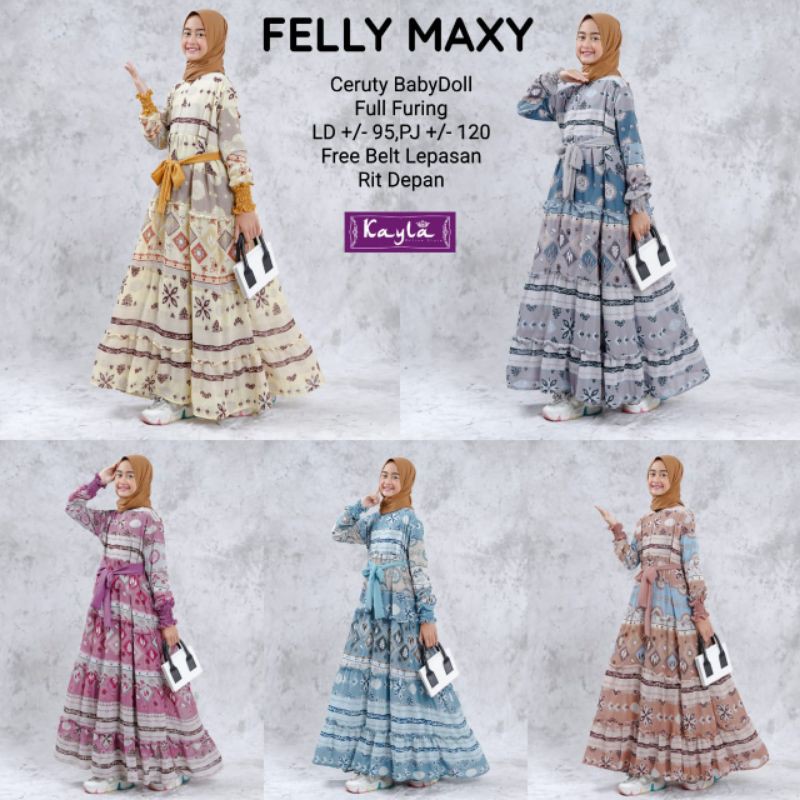 FELLY MAXY By Kayla//Gamis Ori Kayla