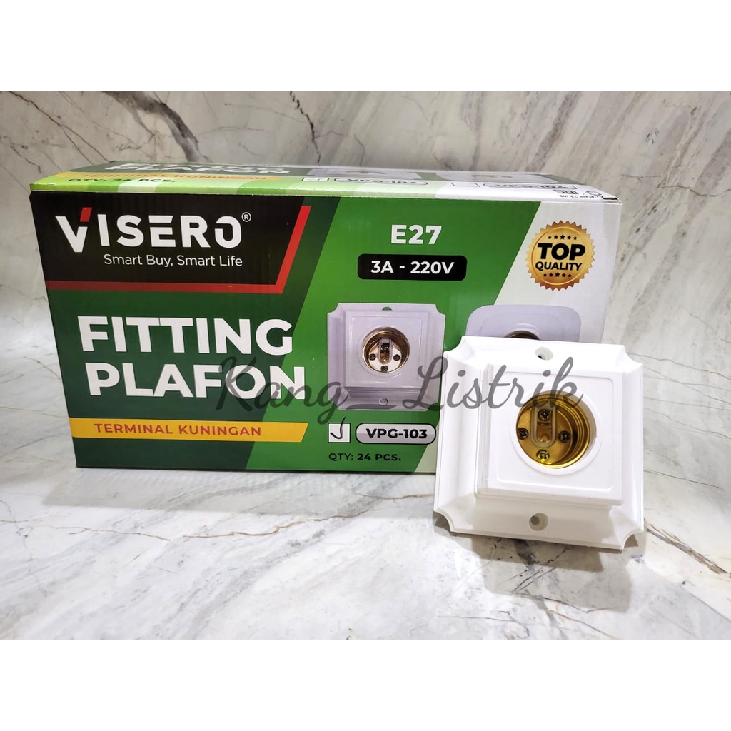 Fitting Plafon VISERO / Fitting Plafon Murah / Fitting Plafon Bagus