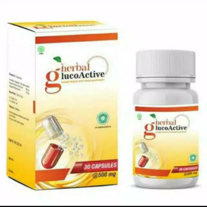 Glucoactive gluco active herbal gluco aktif original herbal diabetes