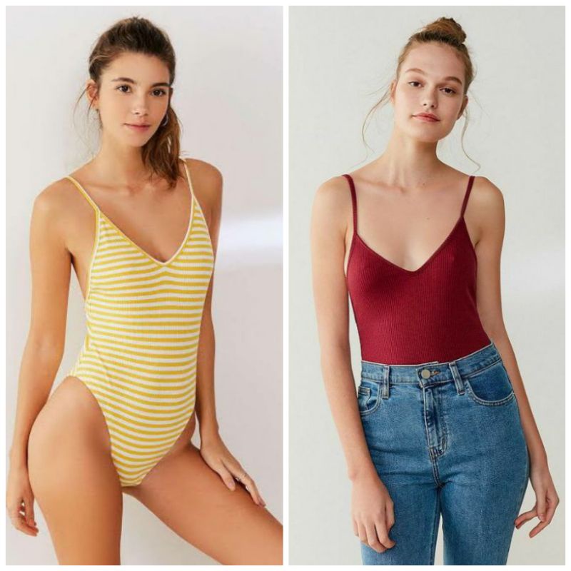 URBAN OUTFITTERS UO RIBBED BODYSUIT