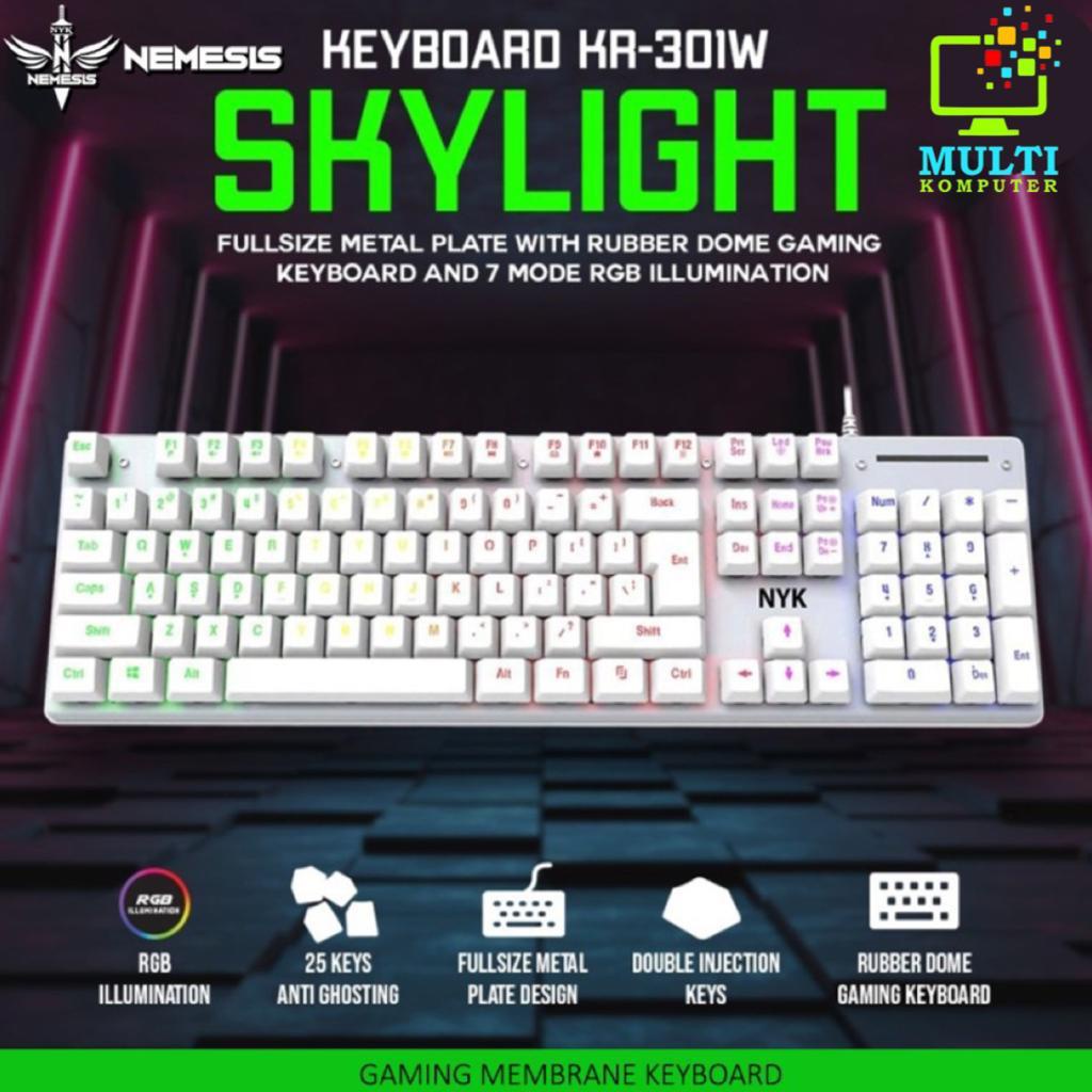 KEYBOARD GAMING NYK KR-301 RGB UNDERGLOW