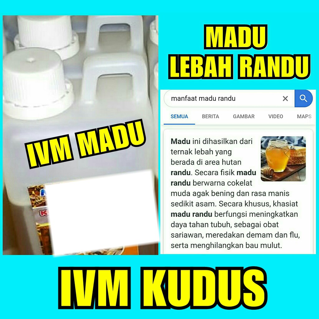 

Madu Murni LEBAH RANDU 1Kg ASLI peternakan / honey bee kapok