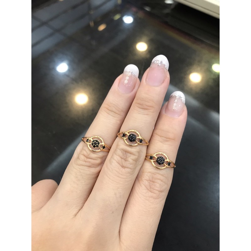 Cincin fashion emas asli kadar 300