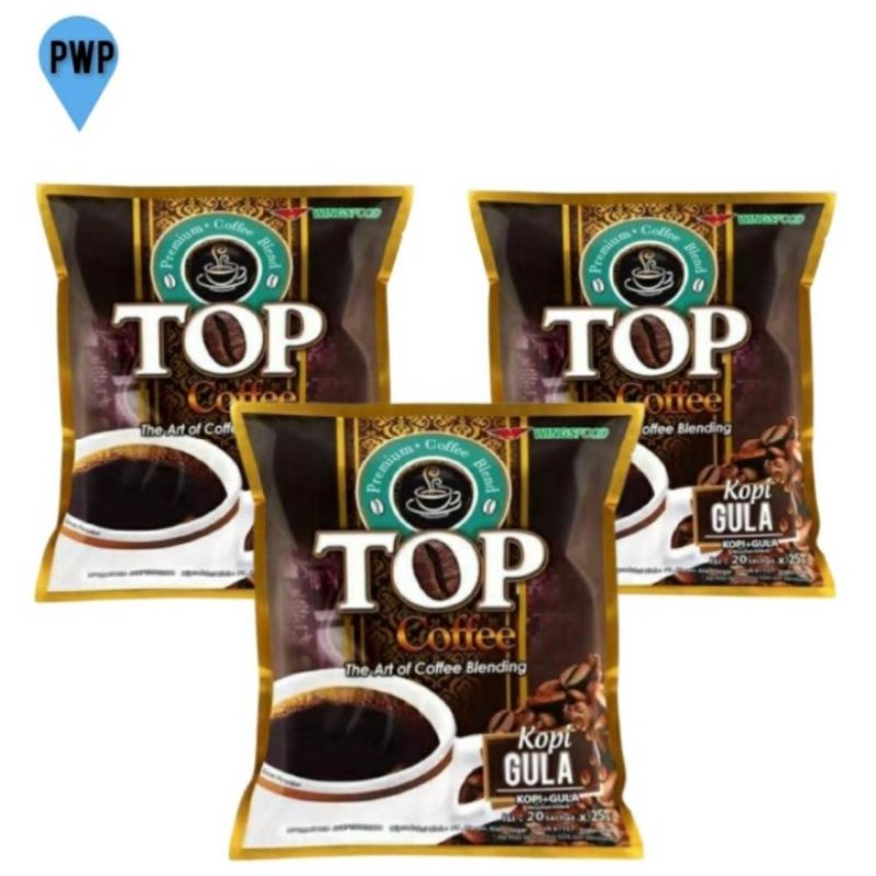 

Top Coffe Gula Premium Bland 25Gr Isi 20's Paket 3pc