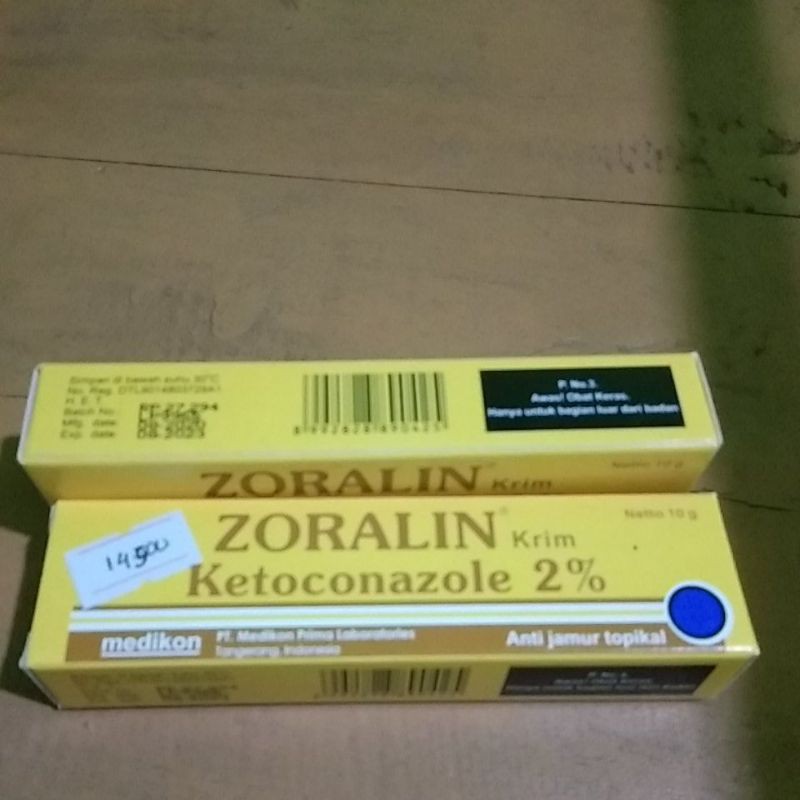 obat jamur salep zoralin/ketokonazole 2%