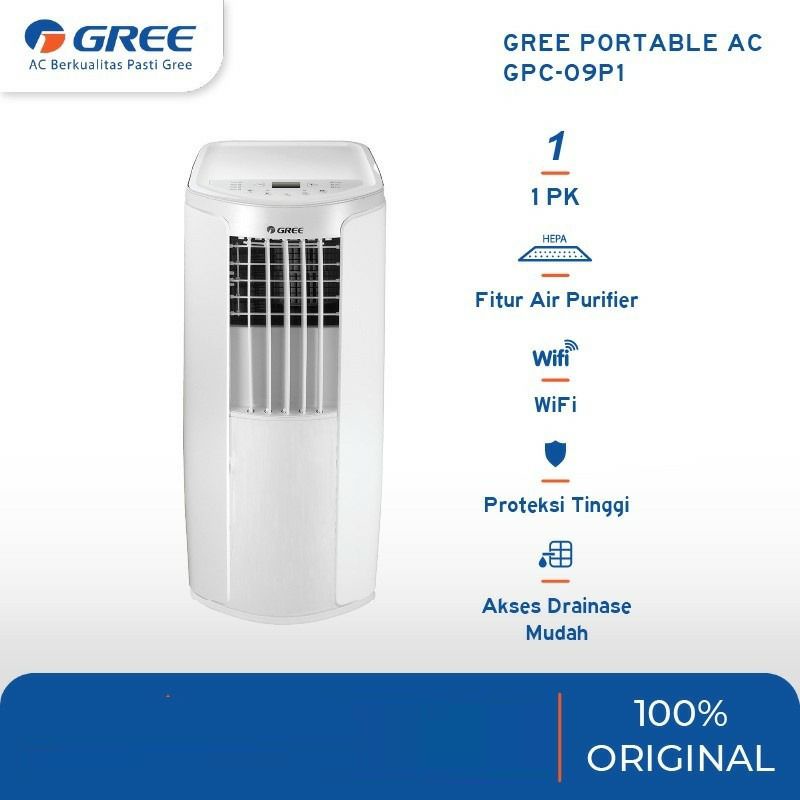 AC PORTABLE GREE 1PK