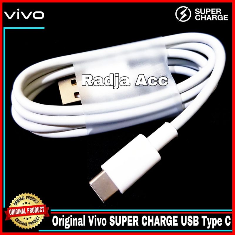 Kabel Data Vivo Y53s X70 Pro USB C ORIGINAL 100% Fast Charging Type C