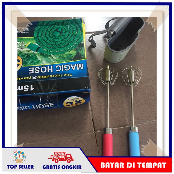 Better Beater Hand Mixer Manual Stainless Mixser Pengocok Telur Praktis Tanpa Listrik Handmixer Mini