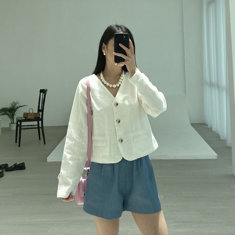 COCO LINEN BLAZER