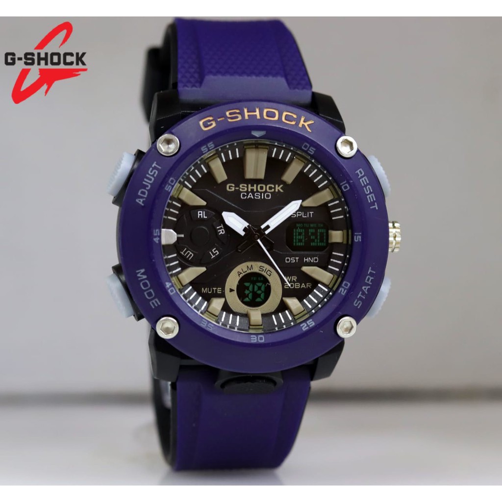 Jam Tangan Free Box Casio Gshock GA 2000 1A9 / CASIO GSHOCK / Gshock Termurah