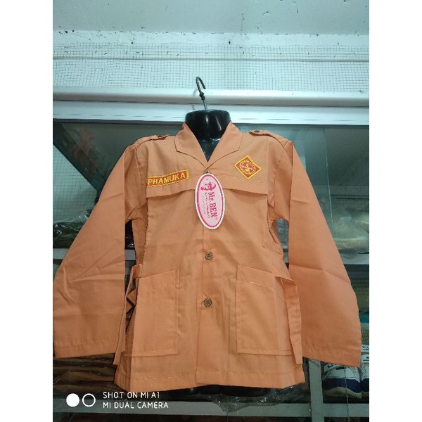 BAJU PRAMUKA SD LENGAN PANJANG PEREMPUAN MR BEN