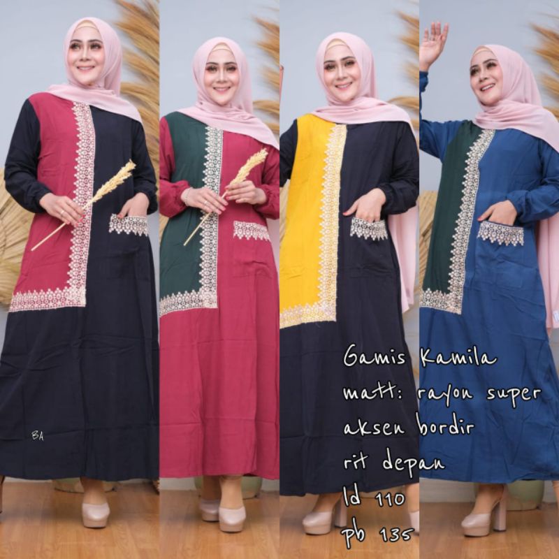 Gamis Kamila Bordir