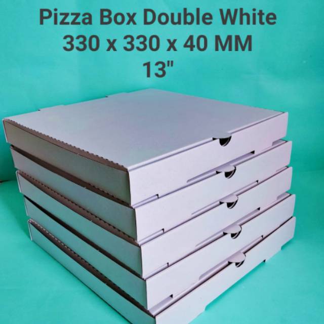 

Pizxa Box Double White