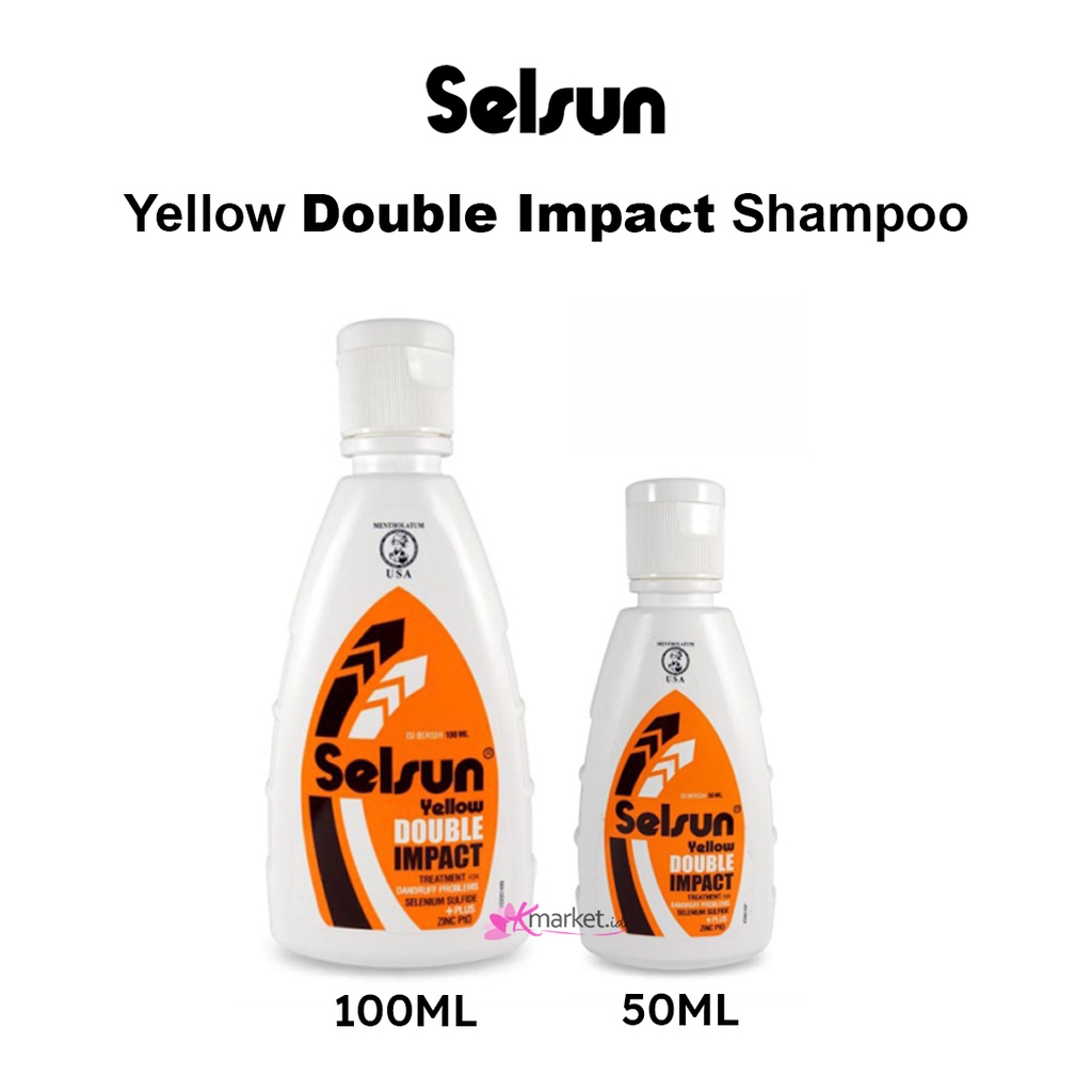 Selsun Yellow Double Impact Shampoo 50ML | 100ML