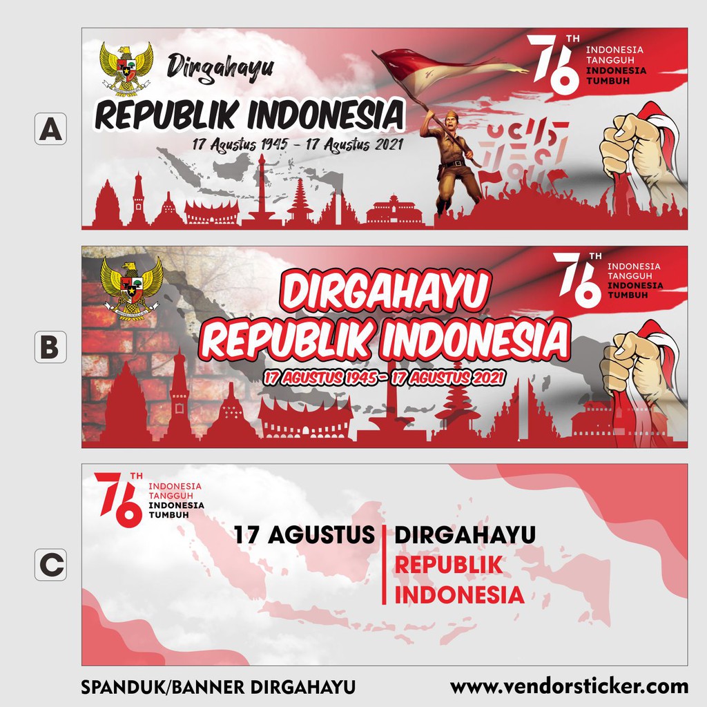 Jual Cetak Spanduk Banner Agustus Dirgahayu Ri Indonesia Shopee Indonesia