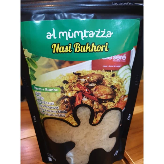 

Nasi Bukhori / Bukhari Al Mumtazza Beras Basmati Bumbu Rempah Lezat Lengkap Mudah Dimasak Halal