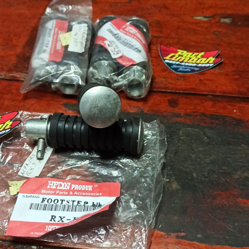 karet footstep footrest pijakan kaki postep belakang rx k rx king tua old rxs subtitusi yamaha v75 v