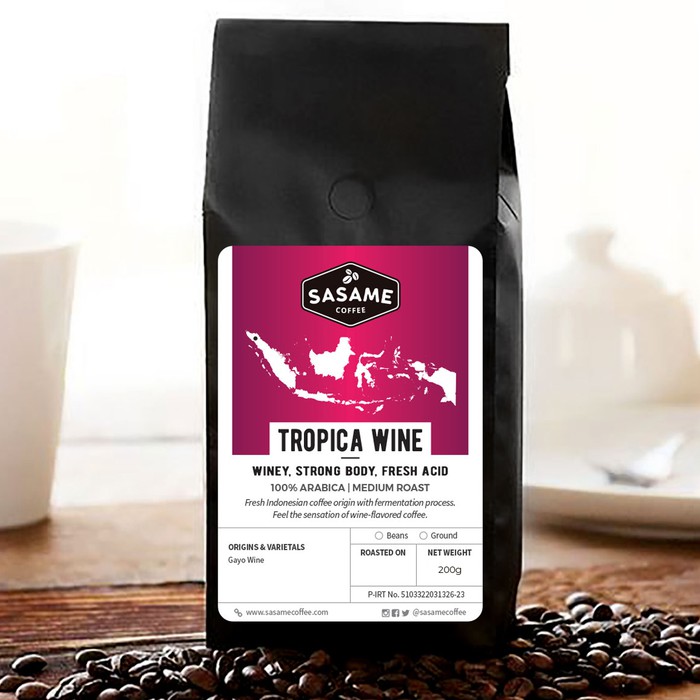 

Tropica Wine 200gr- Kopi Wine | Specialty Coffee • Grade 1 - kkp2388