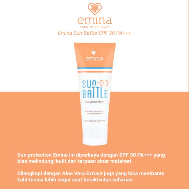 EMINA Sun Battle Protection SPF 30 60ml GIRLSNEED77