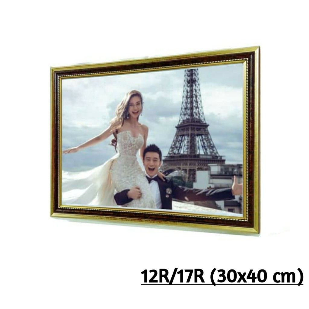 Bingkai Foto 12r 17r Murah Frame Foto 12r 17r Murah 30x40 Cm Shopee Indonesia