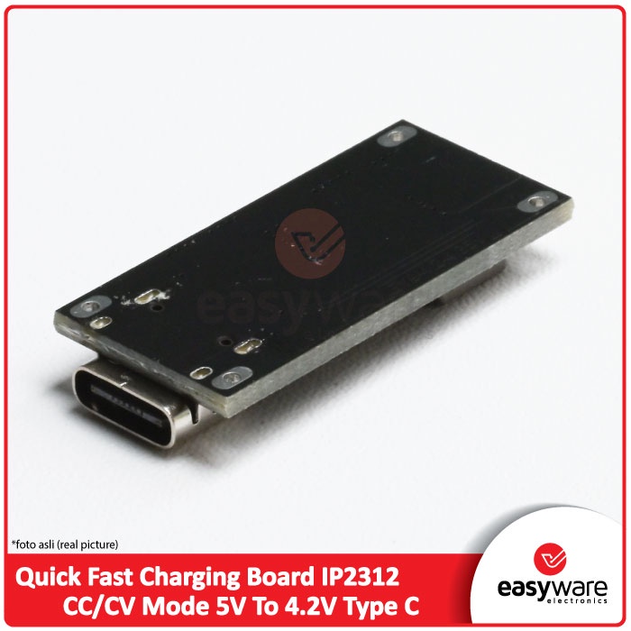 Quick Fast Charging Board IP2312 CC/CV Mode 5V To 4.2V Type C