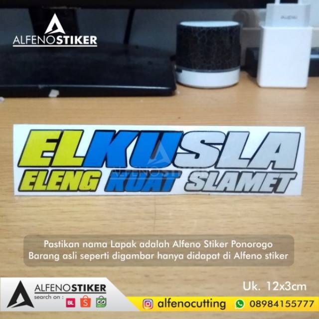 Stiker STJ Elkusla 12 KBP | Cutting Sticker Bismania