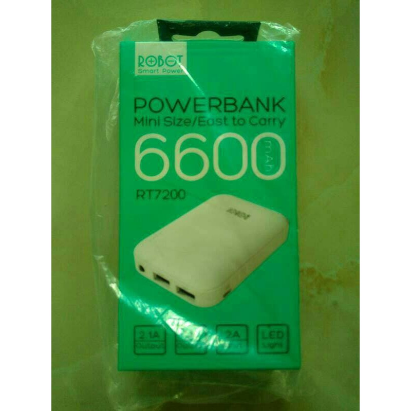 Baru Powerbank robot 6600mah power bank 6600 mah Murah