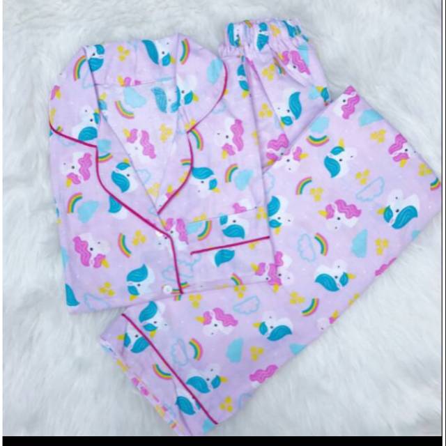 Pajamas unicorn  pink sisanya hp dan cp ld 104 Shopee 