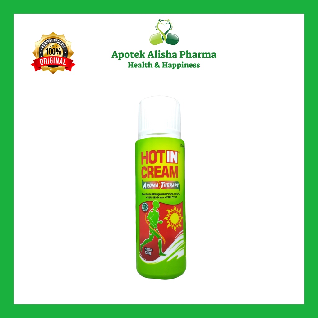 HOT IN CREAM AROMATHERAPY - Krim Untuk Capek Pegal Nyeri Otot Masuk Angin Perut Kembung Sakit Kepala Hotinkrim Hotin Krim Aromaterapi