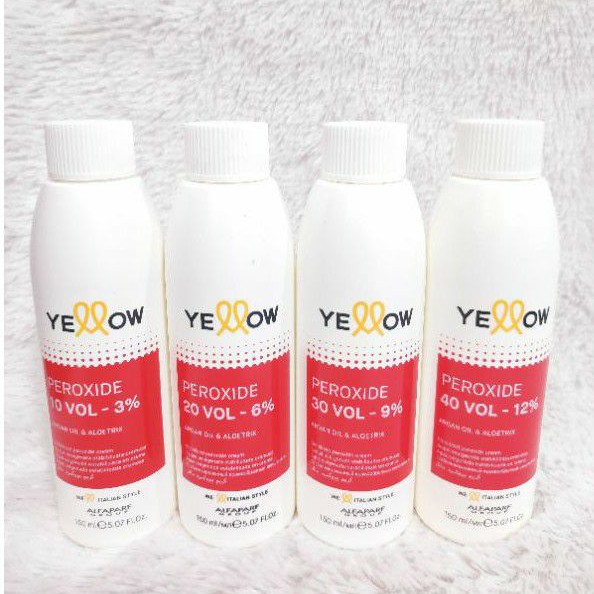 Yellow Peroxide 150 ml ~ Oxydant Developer  Yellow 200 ml