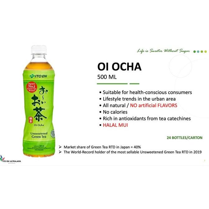 

ItoEn - Ito En Japanese Green Tea 500 ml / Dus