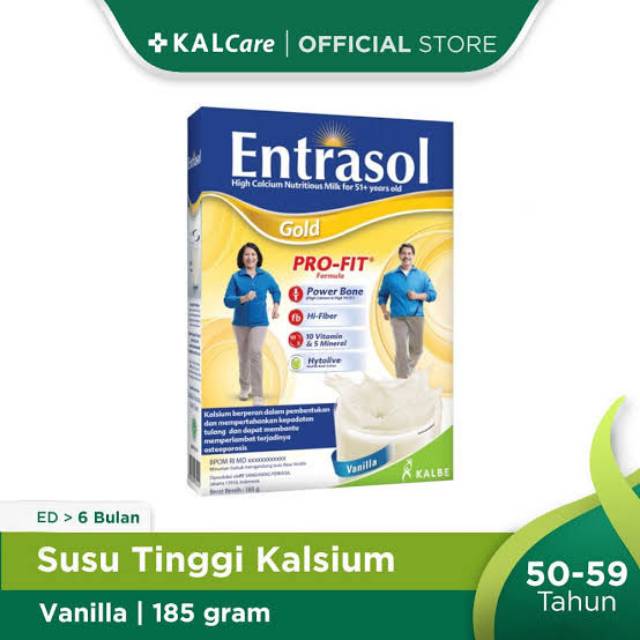 

Susu Entrasol Gold 185g