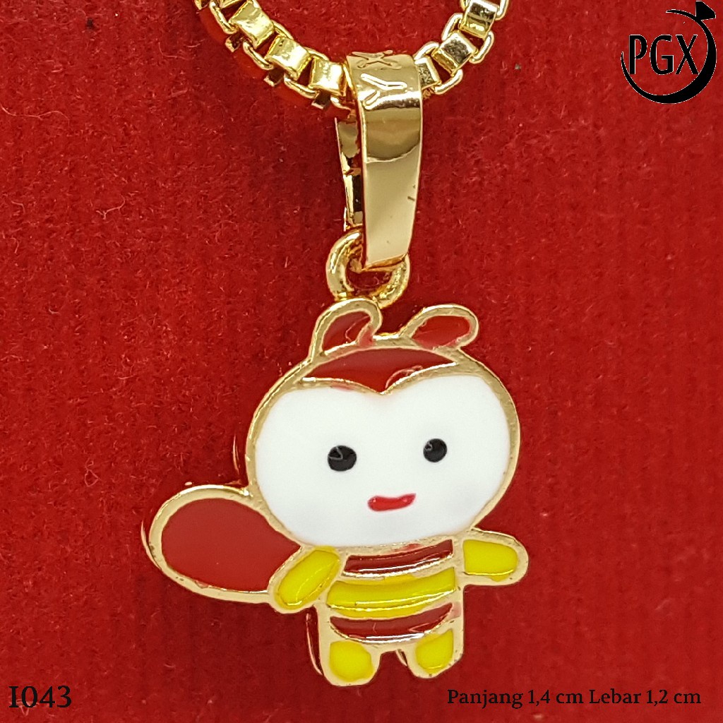 PGX Liontin Kalung Xuping Wanita Aksesoris Fashion Perhiasan Lapis Emas  - I043