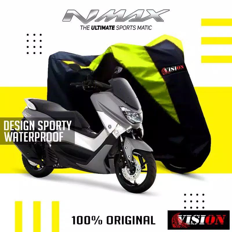 Cover motor Yamaha Nmax Anti air tahan panas Waterproof Nanopolister Indoor Outdoor