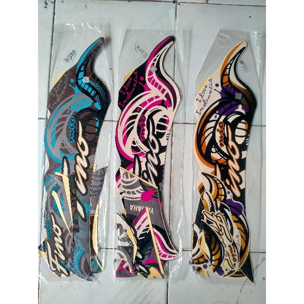 STRIPING STICKER FINO KARBU 2013 BATIK STICKER BODY STANDAR
