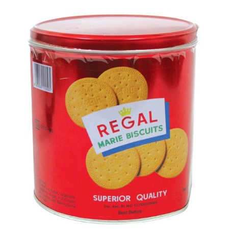 Regal Marie Biscuit Tin 550gr/Biskuit Kaleng/Marie Biskuit Regal