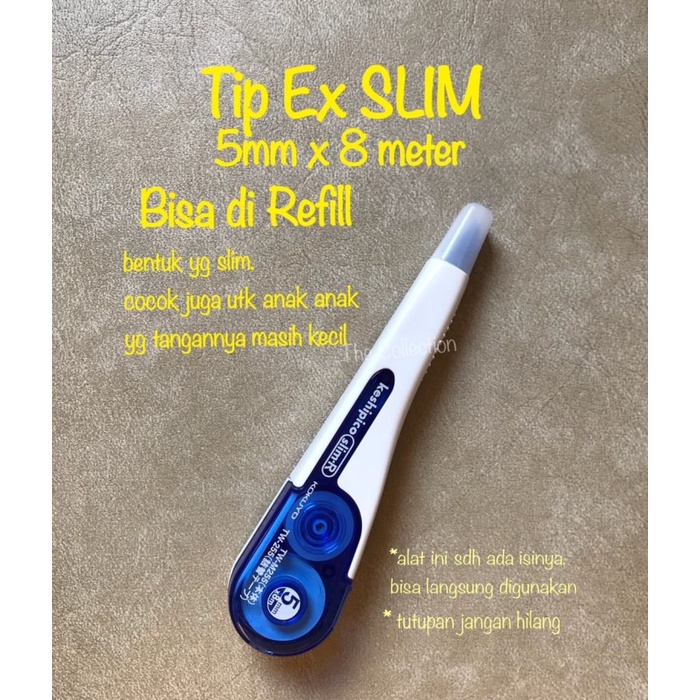 

Menakjubkan Atk0585Ky 5Mm Slim Tip Ex Kokuyo Tw-M255 Correction Pen Bisa Di Refill Diskon