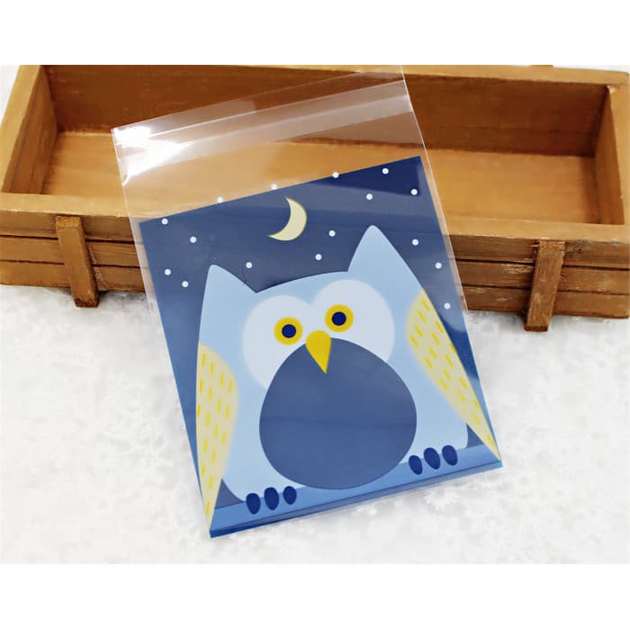 

LMX plastik kemasan cemilan ukuran 10x11 cute animal