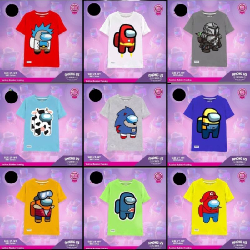 Kaos Anak Laki Laki AmongUs