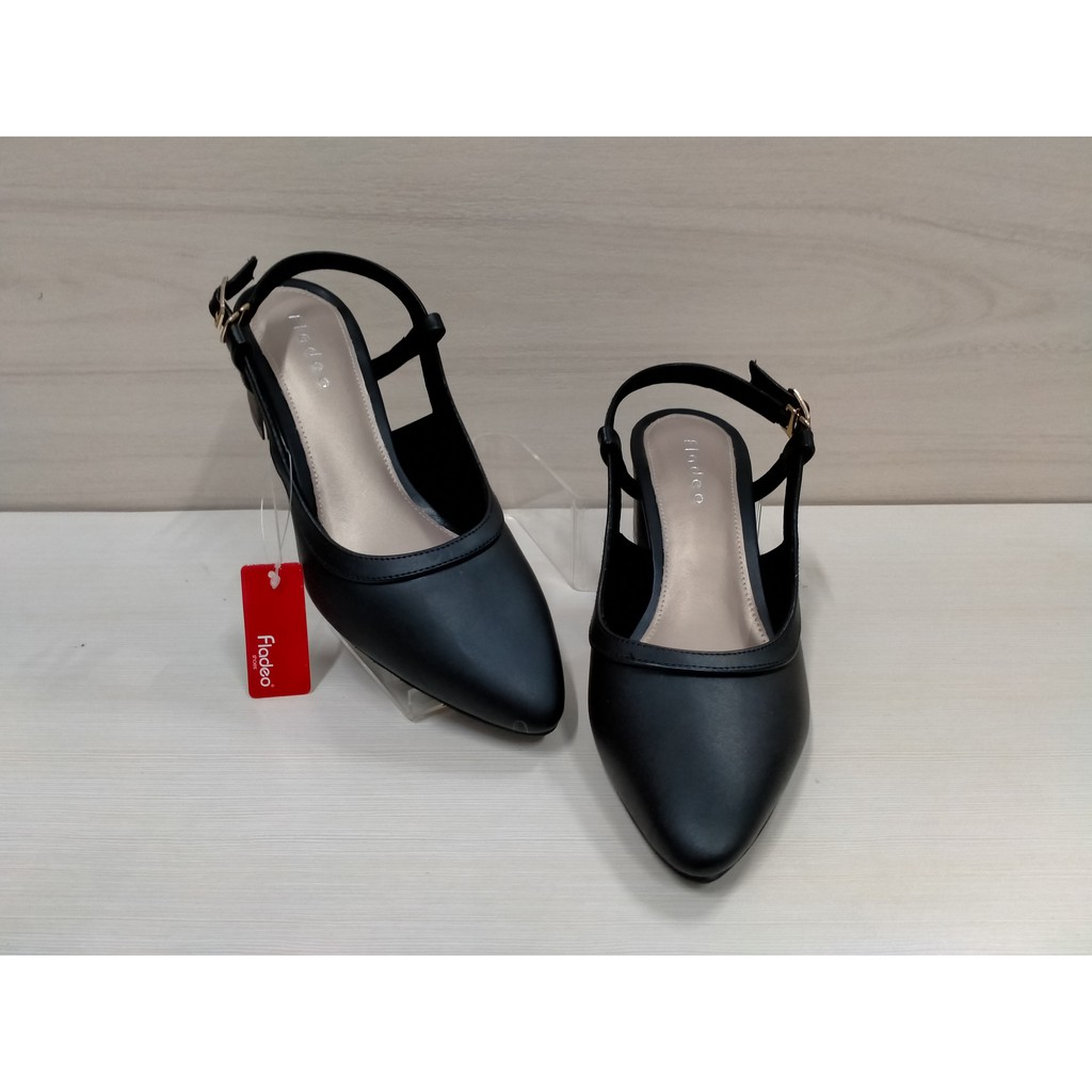 FLADEO SHOES/FLADEO SEPATU LSF402-2IIBCK/SEPATU WANITA/SEPATU FORMAL/SEPATU HAK TALI