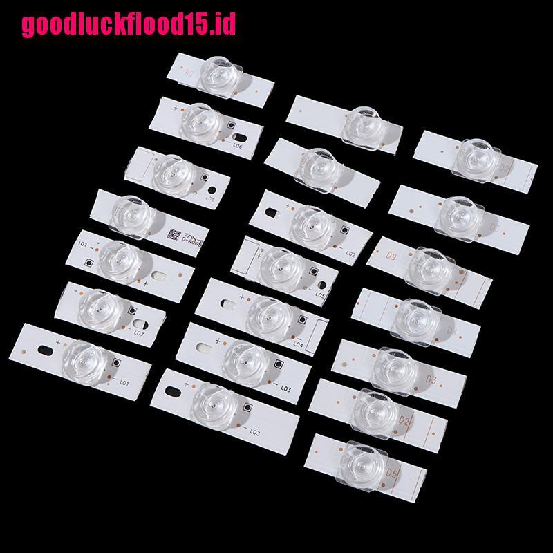 {LUCKID}20 X 3V SMD Concave lens Lamp Beads with Optical Lens Fliter for LED TV Repair